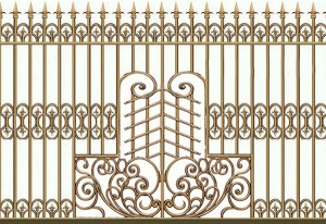 Hàng rào nhôm đúc mẫu HR -043