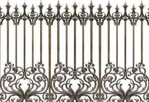 Hàng rào nhôm đúc mẫu HR -041